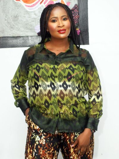 Wild Harmony (bold green & earth tones) 2pcs set - Image 3
